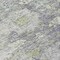 Homeroots 8' Gray Beige And Charcoal Round Oriental Washable Indoor Outdoor Area Rug 587442 - alternate 2