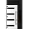 Vdomdoors Front Exterior Prehung Steel Door Ronex0131 Grey 96 Sidelight and Transom Window Sidelite Entry RONEX0131EXD-GRE-W36+12xH96+16-RH-I - alternate 1