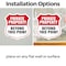Signmission Private Property Shield Sign Private Pro, 6 inch X 6 inch, Vinyl Decal, 2PK SHI-D-2PACK-6-444 - alternate 2
