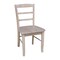 Whitewood Industries Extension Dining Tables, 45 in L, 51 in H, Parawood, 5 Piece K09-42DL-C2-4 - alternate 2