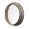 Homeroots 28in Natural and Brown Round Wood Indoor Outdoor Tray With Handles 376023 - alternate 2