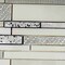 Apollo Tile Artisana 12x12 in. White Silver Polished, Textured, Foiled Stone Linear Stack Mosaic Tile, 5PK APLBST8801A - alternate 2