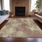 Homeroots 10' X 14' Terra Cotta And Beige Abstract Washable Indoor Outdoor Area Rug 630716 - alternate 3