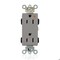 Leviton Straight Blade Receptacle, 5-15R, 15 A, 125V AC, Flush Mount, Isolated Ground M1626-IGG - alternate 1