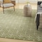 Homeroots 6' X 9' Green And Ivory Geometric Indoor Outdoor Area Rug 572907 - alternate 2