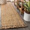 Jonathan Y Pata Hand Woven Chunky Jute with Fringe Natural 2 ft. x 14 ft. Runner Rug NRF103A-214 - alternate 1
