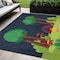 Homeroots 5' X 7' Navy Blue Indoor Outdoor Area Rug 573680 - alternate 2