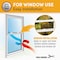 Do It Best 3/4'' W x 5/16'' T x 10 Ft. L White Rubber Foam Weatherstrip Tape R534WHDB - alternate 2