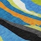 Homeroots 5' X 8' Denim Blue Copper And Green Abstract Washable Indoor Outdoor Area Rug 600961 - alternate 2