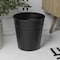 Happimess Riley Modern Classic Hammered Steel Accent 2-Gallon Wastebasket, Matte Black HPM1111A - alternate 1