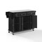 Crosley Full Size Stone Top Kitchen Cart KF30005EBK - alternate 2