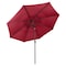 Villacera 9-Foot Outdoor Patio Umbrella, Red 83-OUT5445 - alternate 1