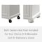 Crosley Alexandria Stainless Steel Top Full Size Kitchen Island/Cart KF30002AWH - alternate 2