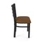 Holland Bar Stool Co 400 Jackie 18" Chair with Black Wrinkle Finish and Canter Thatch Seat 40018BW001 - alternate 2