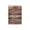 Homeroots 9' X 12' Copper Rust And Ivory Abstract Washable Indoor Outdoor Area Rug 612495 - alternate 2