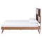 Baxton Studio Gemma Platform Bed with Slatted Wood Headboard, Queen 268-11144-9408-ZORO - alternate 2
