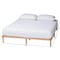 Baxton Studio Calhoun Japandi Queen Size Bed Frame 253-13932-ZORO - alternate 3