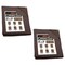 Mytee Products 2PK 20'x30ft Dark Brown 12oz Heavy Duty Canvas Tarp with Grommets Water Resistant, 2PK CT20-30-DBx2 - alternate 1