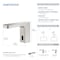 Kibi Blaze Touchless Bathroom Faucet with Pop-Up Drain, Plug-In or Battery Powered C-KBF1030BN - alternate 2