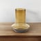 Homeroots 10" Golden Brown Abstract Cylinder Crystal Glass Table Vase 397582 - alternate 2