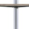Homeroots 72" Natural And Silver Metal and Wood Four Tier Etagere Bookcase 486294 - alternate 2