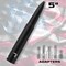 Recon Truck Accessories .50 CAL BULLET SHAPED EXTENDED RANGE ALUMINUM 8IN SHORTY ANTENNA BRUSHED ALUMINUM 264ANT50BR - alternate 2