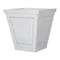 L&G 16.7 in. H X 16 in. D Polyresin New England Planter White PVE5516TWI - alternate 1