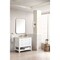 James Martin Vanities Breckenridge 36" Single Vanity, Bright White, w/ 3 CM Tajnar Eclos Top 330-V36-BW-3TJR - alternate 2