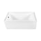 Kingston Brass 60-Inch Acrylic Rectangular 3-Wall Alcove Tub Combo with Waste and Overflow Drain, Left Hand Drain CVTDE603122L3 - alternate 1