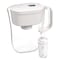 Brita Small 6-Cup Water Filter Pitcher with 1 Standard Filter, Denali, White, PK2 36089 - alternate 1
