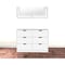 Homeroots 42" White Four Drawer Dresser 524959 - alternate 2