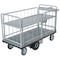 Vestil Elec Matl Hndl Cart Sides, 1 Shelf, 28x60, Steel, 500 lb Load Capacity, 1 Shelves, 68.875 in L EMHC-2860-3 - alternate 2