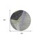 Homeroots 8' Sage Green And Charcoal Round Abstract Washable Indoor Outdoor Area Rug 582886 - alternate 2