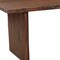Homeroots 96" Brown Solid Wood Double Pedestal Base Dining Table 635861 - alternate 2