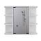 Homeroots 24" White Wood Freestanding Bathroom Vanity With Sink And Medicine Cabinet With Mirror 546363 - alternate 2