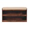 Homeroots 35in Brown Linen Upholstered Storage Bench With Shoe Storage 718256 - alternate 2