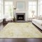 Homeroots 5' X 8' Gold Wheat And Ivory Floral Washable Indoor Outdoor Area Rug 583107 - alternate 2