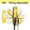 Edendirect 20 inches 3 speeds high velocity pedestal oscillating fan in yellow with 80 degrees oscillation ZR-FAN-PD20W(yellow) - alternate 2