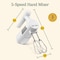 Cuisinart White 5 speed Hand Food Mixer HM-150 - alternate 3