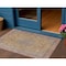 Homeroots 3' X 5' Gold And Peach Medallion Washable Indoor Outdoor Area Rug 616268 - alternate 1
