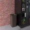 Regal Altair 23 Gallon Square Brown Plastic Trash Can, Vent Channel Design ZR-TC-100-SQ23BR - alternate 3