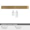 Amerock Premise 5-1/16 inch (128mm) Center-to-Center Champagne Bronze Cabinet Pull, 25PK 25VMP36845CZ - alternate 2