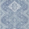 Homeroots 3' X 5' Navy Blue And Denim Blue Medallion Washable Indoor Outdoor Area Rug 589032 - alternate 2