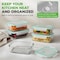 Nutrichef 10 Piece Glass Food Storage Containers with Lids, Green NCCLX5A2 - alternate 2