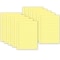 Ashley Productions Smart Poly PosterMat Pals Space Savers, 13'' x 9-1/2'', Yellow Notebook Paper, 10PK 97021 - alternate 1