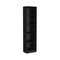 Homeroots 70" Black Wood Five Tier Bookcase 546188 - alternate 2