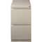 Lorell Mobile 2-Drawer File Cabinet with Full-Width Pull, 15" x 20" x 27.8", Putty LLR49523 - alternate 1
