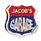 Signmission Jacob's Garage, 6 inch X 6 inch, Vinyl Decal, 2PK SHI-D-2PACK-6-383-JACOB - alternate 1
