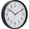 La Crosse Technology Equity Black Quartz Wall Clock 404-3025B - alternate 1