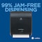 Georgia-Pacific enMotion Touchless Paper Towel Dispenser, Wall Mount, Black, For 1-3/4 in Dia x 10 in W Paper Towels 59462A - alternate 2